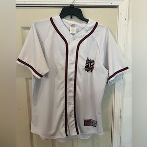 Hank Aaron #715 25th Anniversary Commemorative MLB Baseball Jersey